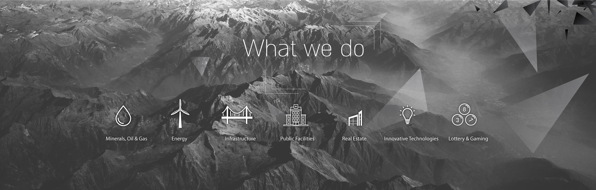 What we do — icon set