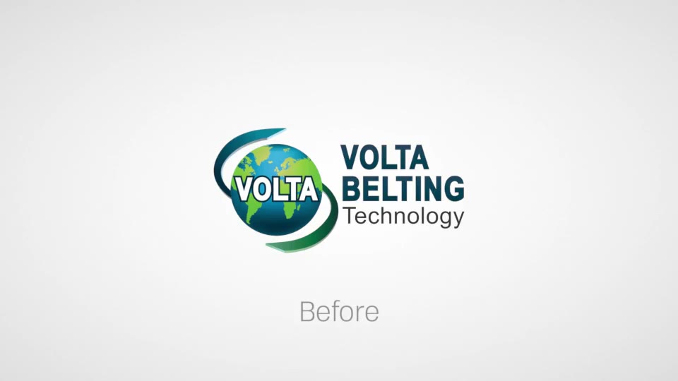 Logo, before and after